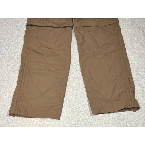 REI Co-Op Pants Sahara Convertible Hiking Pants Womens 6P Brown Upf50 Shorts - Picture 11 of 14